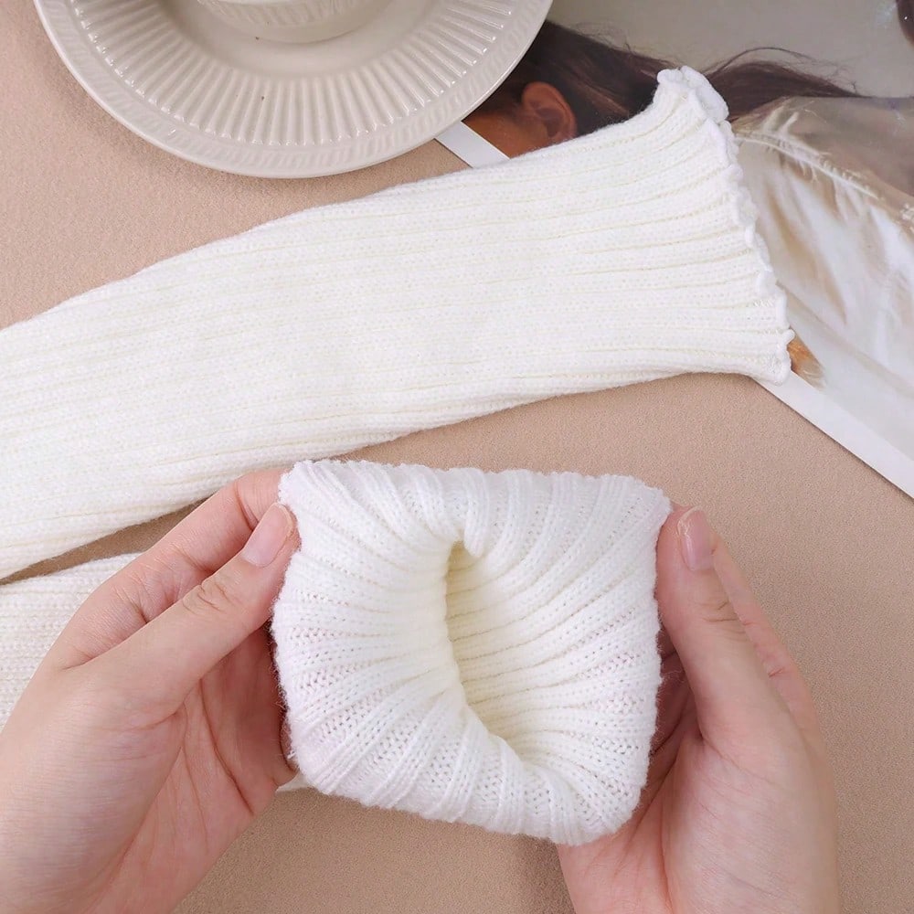 2pcs 70cm Extended Leg Warmers - Boot Sock Slouchy บทวิจารณ์และราคา