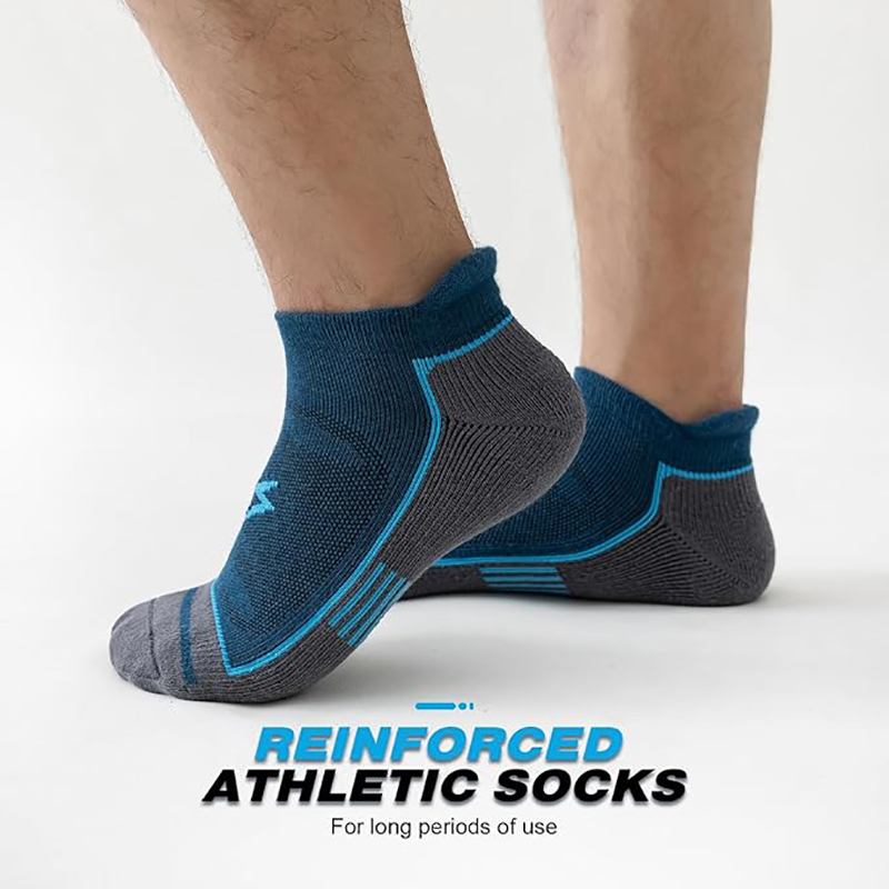 6 Pack Men's Athletic Socks Th - Athletic Sock Cushion บทวิจารณ์และราคา