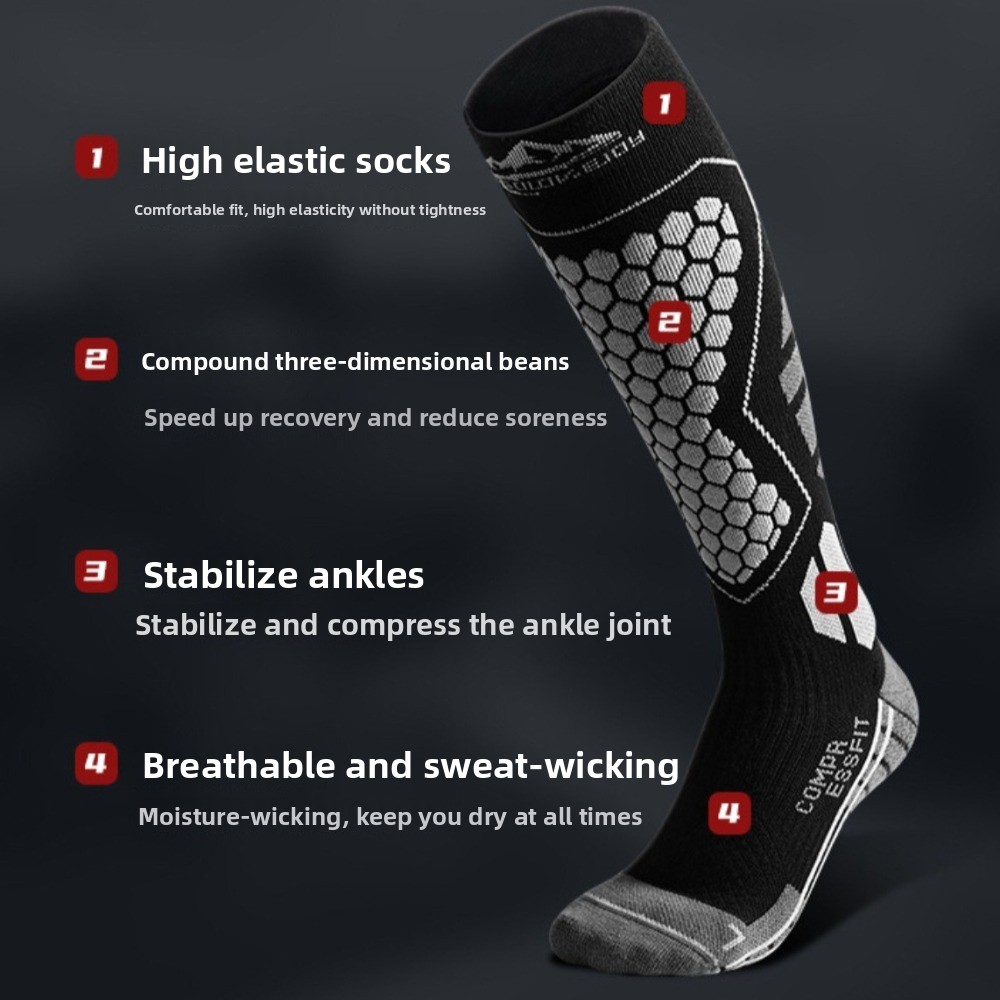 New Thickened Ski Socks Breath - Thermal Sock Winter บทวิจารณ์และราคา