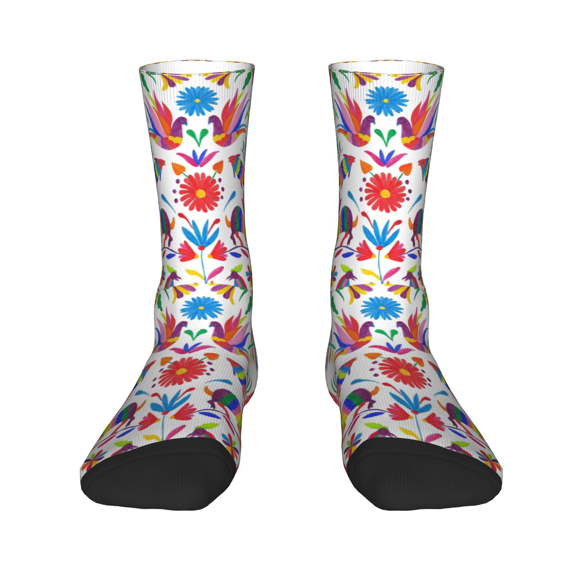 Custom Otomi Folk Mexican Art  - Dress Sock Men บทวิจารณ์และราคา