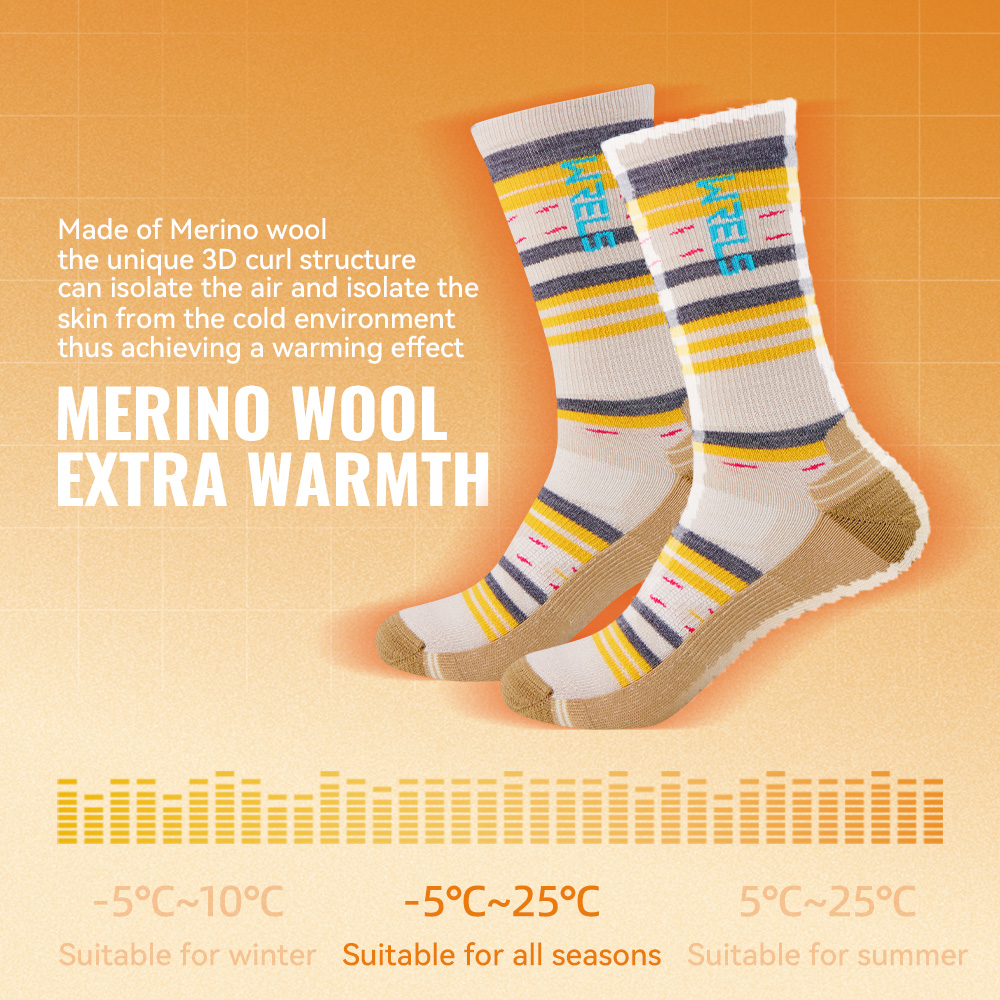 WRELS 1/2/3pairs Merino Wool S - Wool Hiking Sock บทวิจารณ์และราคา