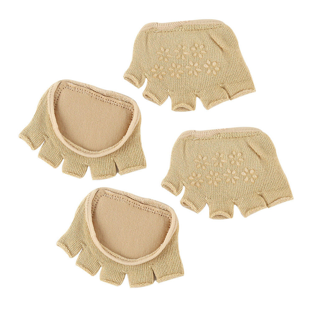 2Pairs Cotton Toeless Yoga Soc - Grip Sock Yoga บทวิจารณ์และราคา