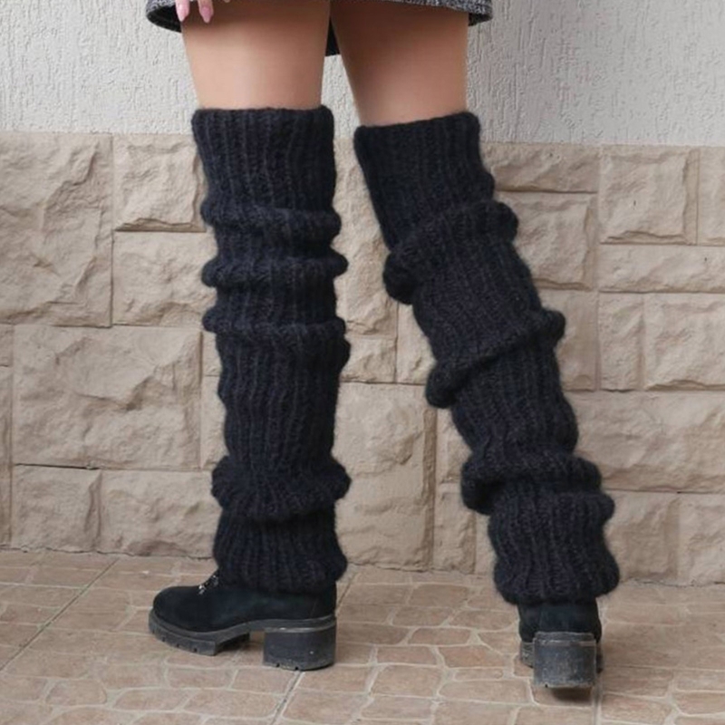 Women Winter Chunky Crochet Kn - Boot Sock Slouchy บทวิจารณ์และราคา