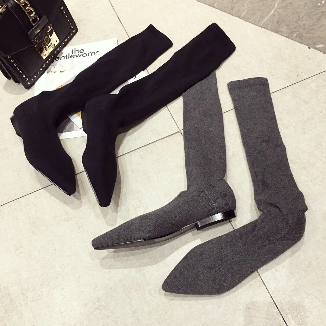 AIYKAZYSDL 2024 Autumn Kitten  - Boot Sock Slouchy บทวิจารณ์และราคา