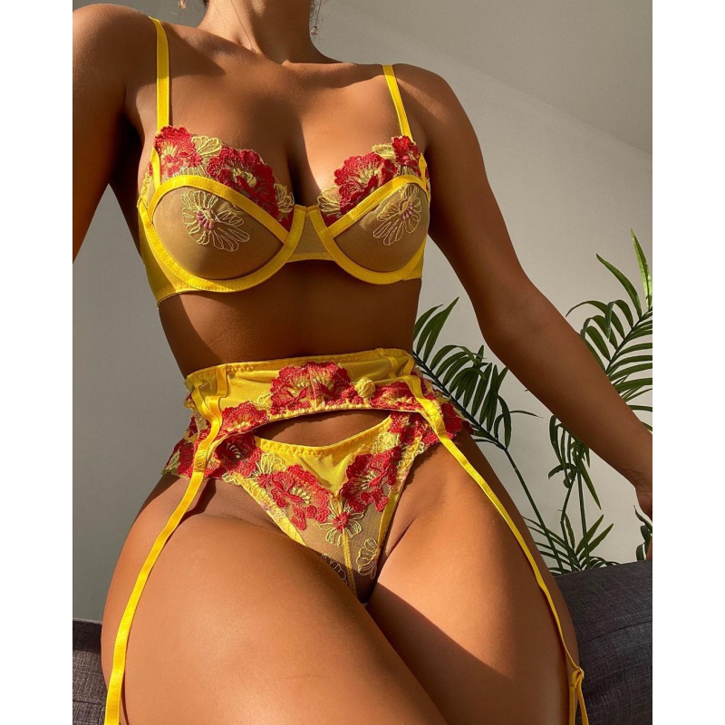 Bikini Fashion Lace Embroidery - Silk Sock Bamboo บทวิจารณ์และราคา