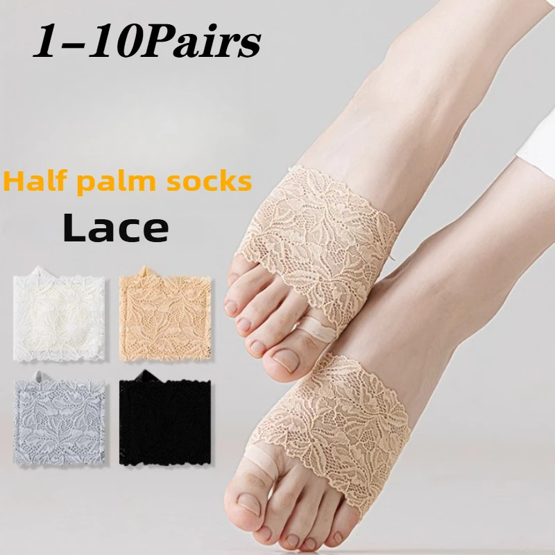 1-10Pairs Women Lace Loafer So - Invisibility Sock Loafer บทวิจารณ์และราคา
