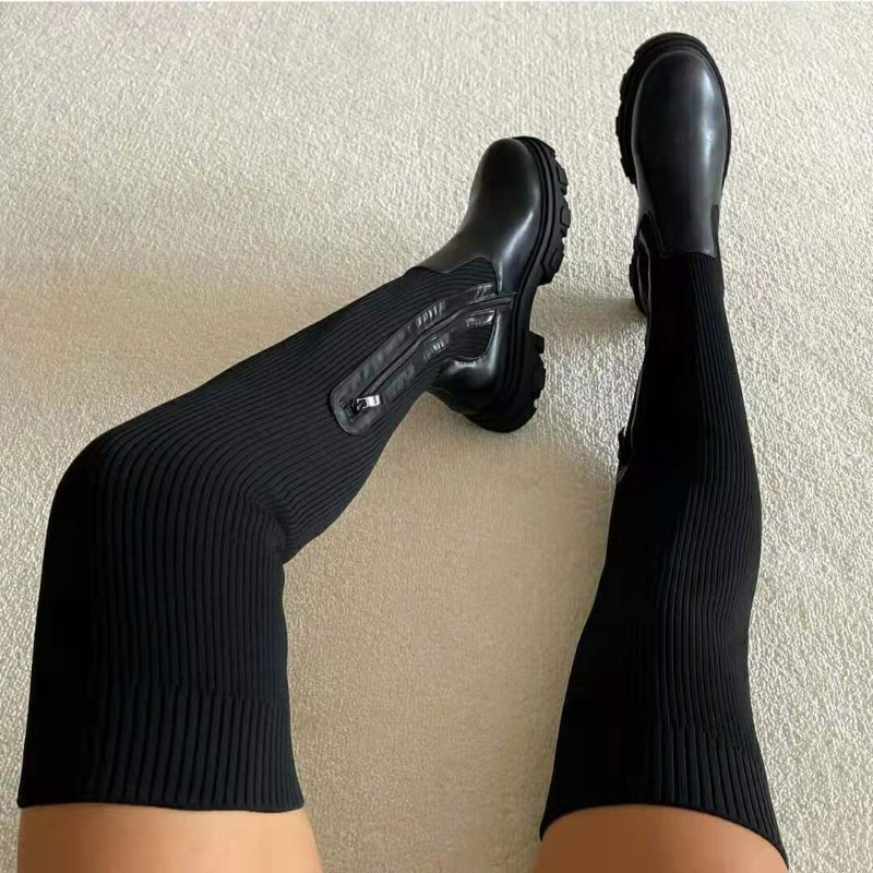 2025 Winter Shoes Women Socks  - Knee High Sock Women บทวิจารณ์และราคา