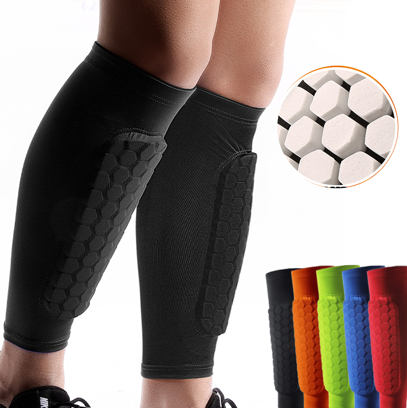 1Pcs Football Shin Guard Socks - Compression Sleeve Calf บทวิจารณ์และราคา