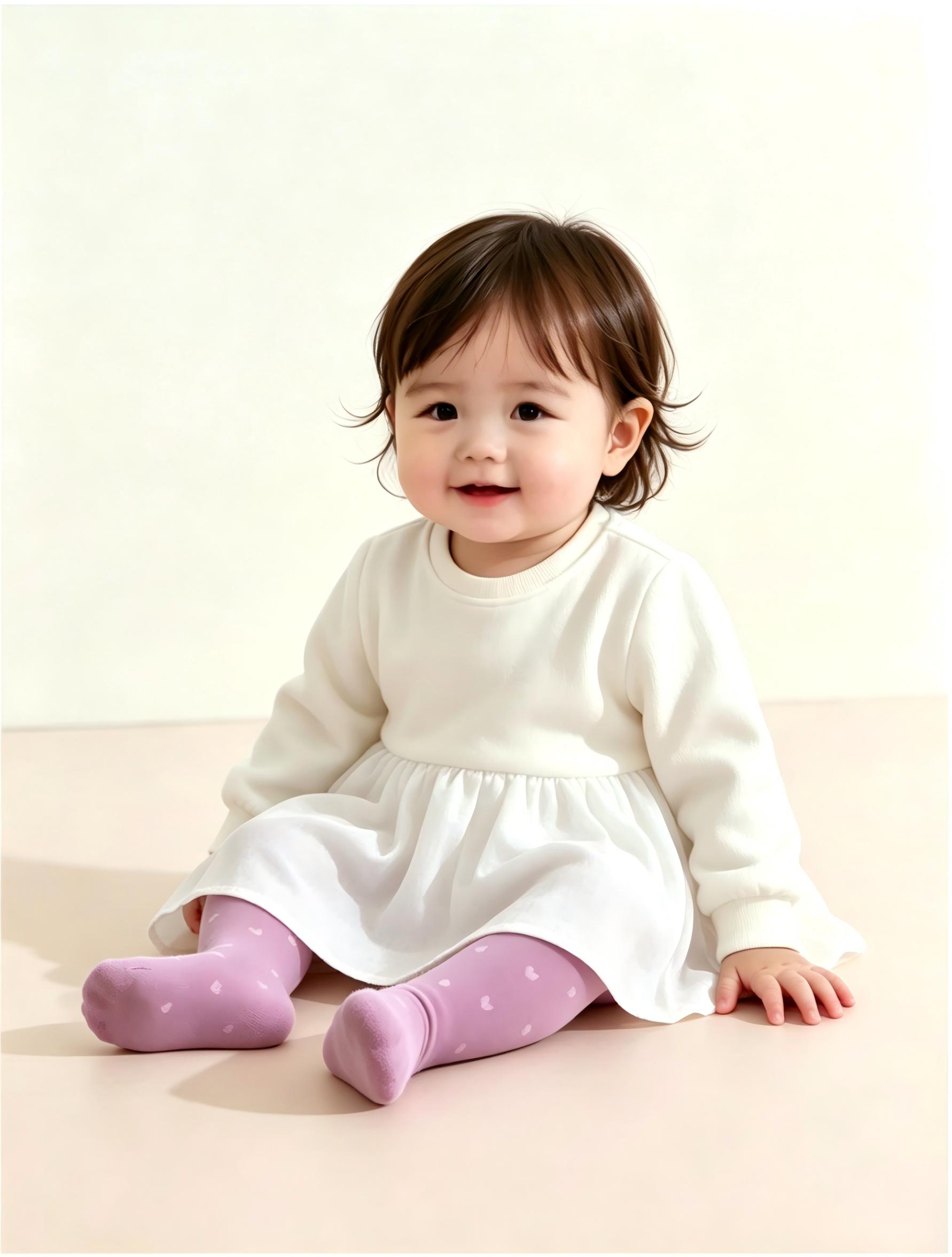 3PCS Toddler Girls Heart Print - Tights Pantyhose Sheer บทวิจารณ์และราคา