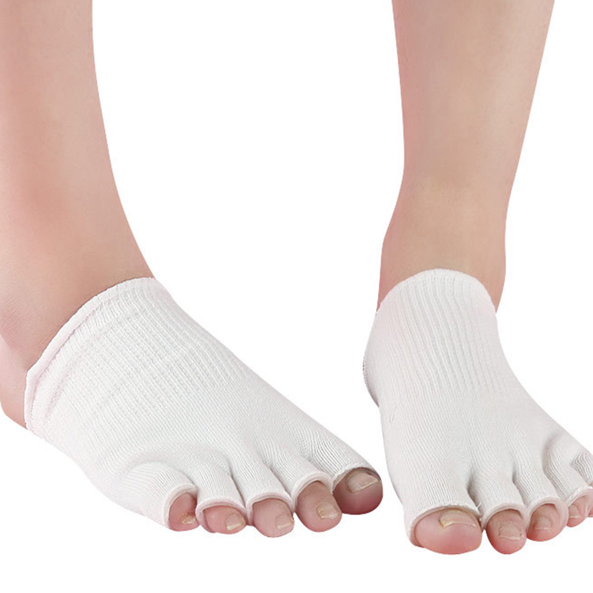 1 Pair Cotton Fiber Gel Split  - Toe Sock Split บทวิจารณ์และราคา