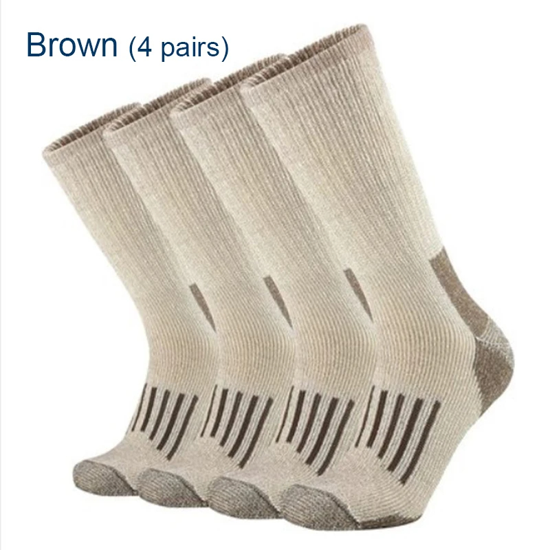 80% Wool Socks Thicken Warm Hi - Wool Hiking Sock บทวิจารณ์และราคา