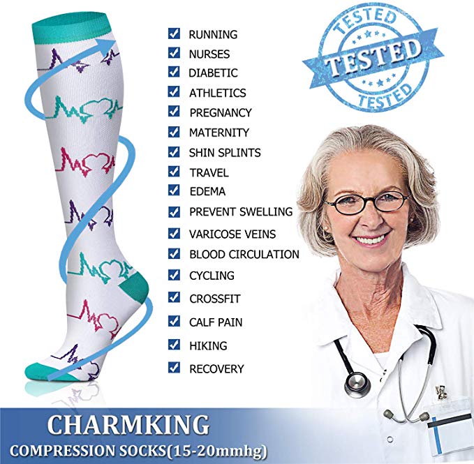 S-XXL 3 Pairs Free Shipping Nu - Compression Sock Medical บทวิจารณ์และราคา