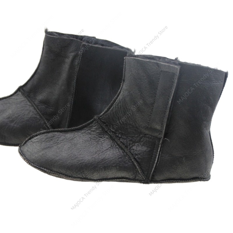 Genuine Sheepskin Leather Sock - Thermal Sock Winter บทวิจารณ์และราคา