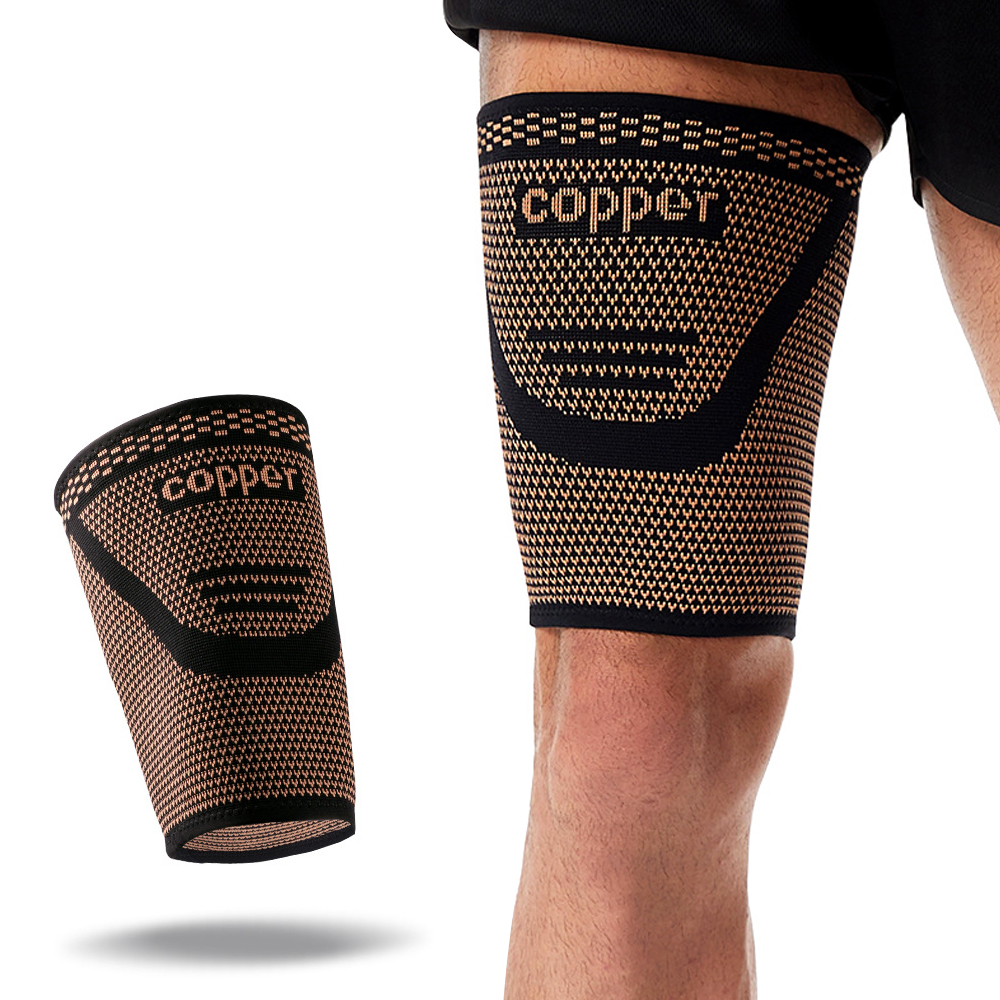 1pc Copper Thigh Compression S - Compression Sleeve Calf บทวิจารณ์และราคา