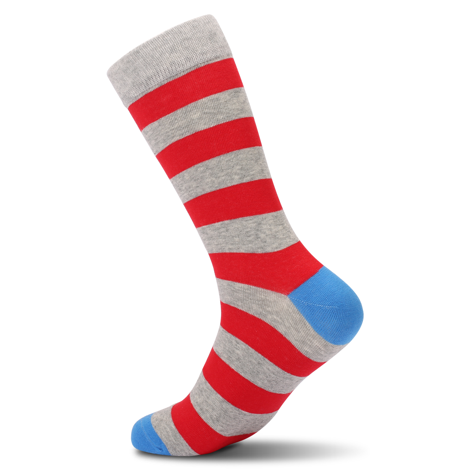 5Pairs Mens Fun Dress Socks, P - Cotton Crew Sock Pack บทวิจารณ์และราคา