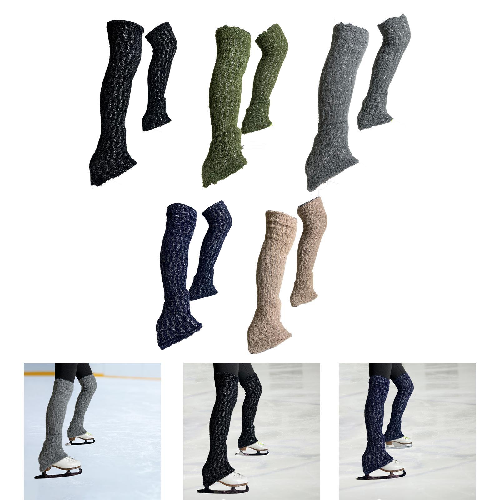 Ice Figure Skating Leg Warmers - Thermal Sock Winter บทวิจารณ์และราคา