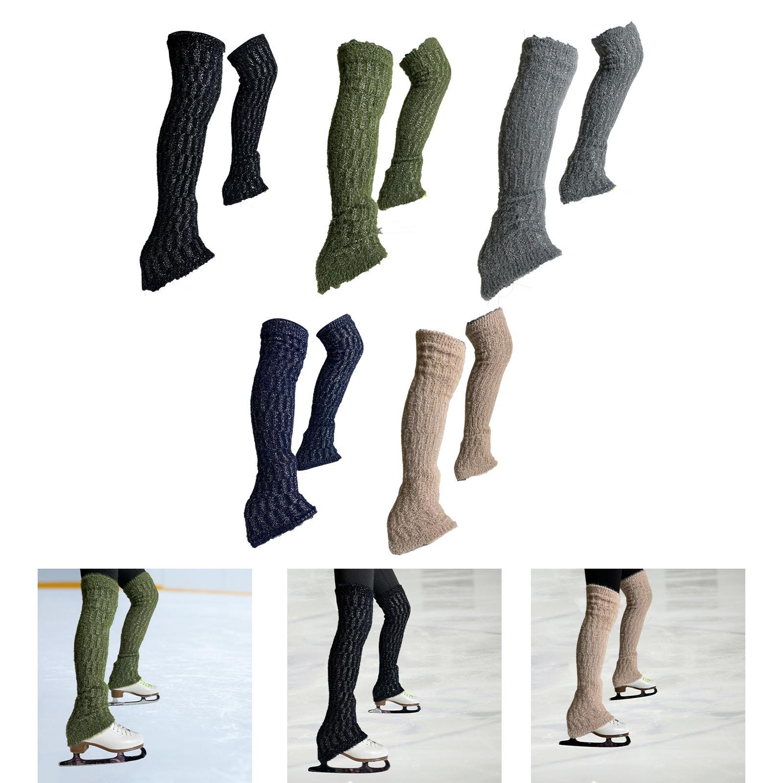 Ice Figure Skating Leg Warmers - Thermal Sock Winter บทวิจารณ์และราคา