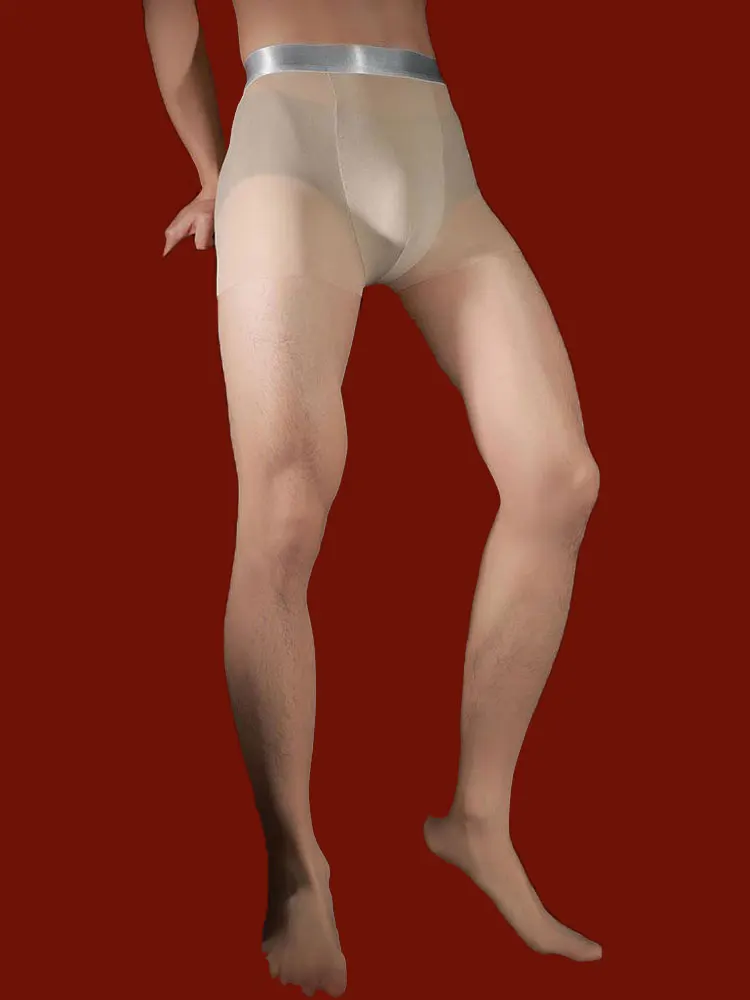 Sexy Men Traceless Silver Wais - Tights Pantyhose Sheer บทวิจารณ์และราคา