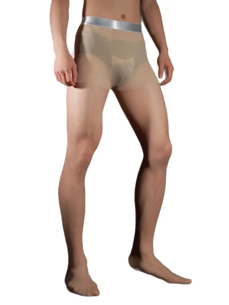 Sexy Men Traceless Silver Wais - Tights Pantyhose Sheer บทวิจารณ์และราคา