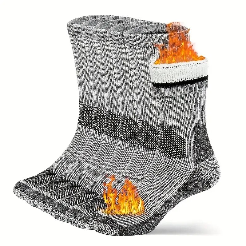 Merino Hiking Socks, Warm Crew - Wool Hiking Sock บทวิจารณ์และราคา