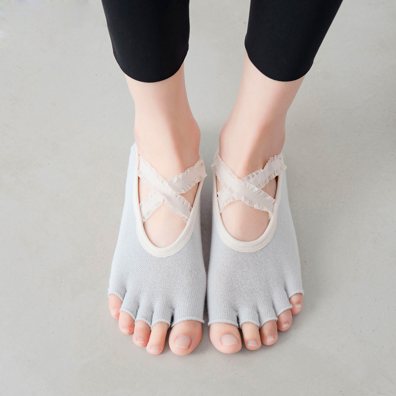 Five Finger Yoga Socks Lace Cr - Grip Sock Yoga บทวิจารณ์และราคา