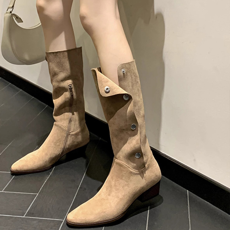 Women's shoes 2025 autumn and  - Knee High Sock Women บทวิจารณ์และราคา