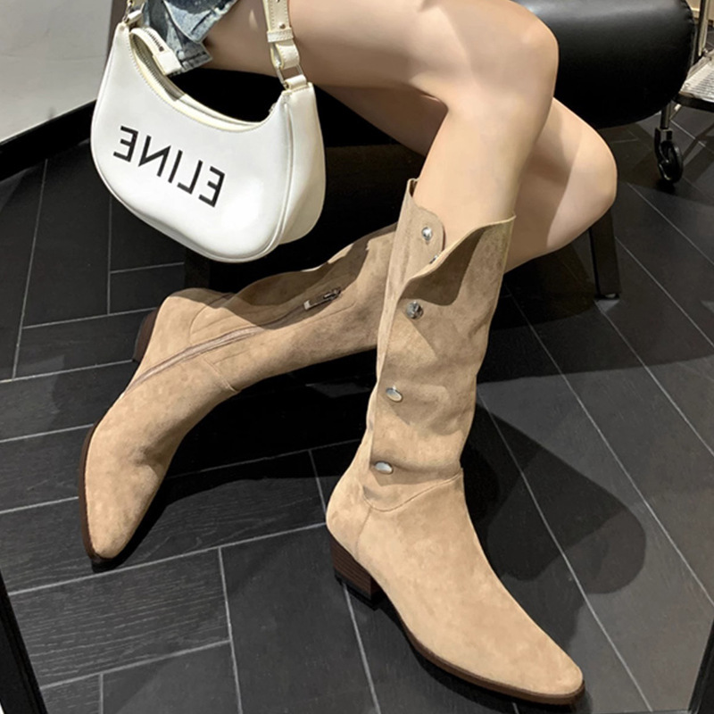 Women's shoes 2025 autumn and  - Knee High Sock Women บทวิจารณ์และราคา