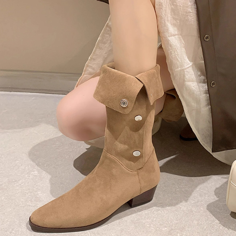 Women's shoes 2025 autumn and  - Knee High Sock Women บทวิจารณ์และราคา