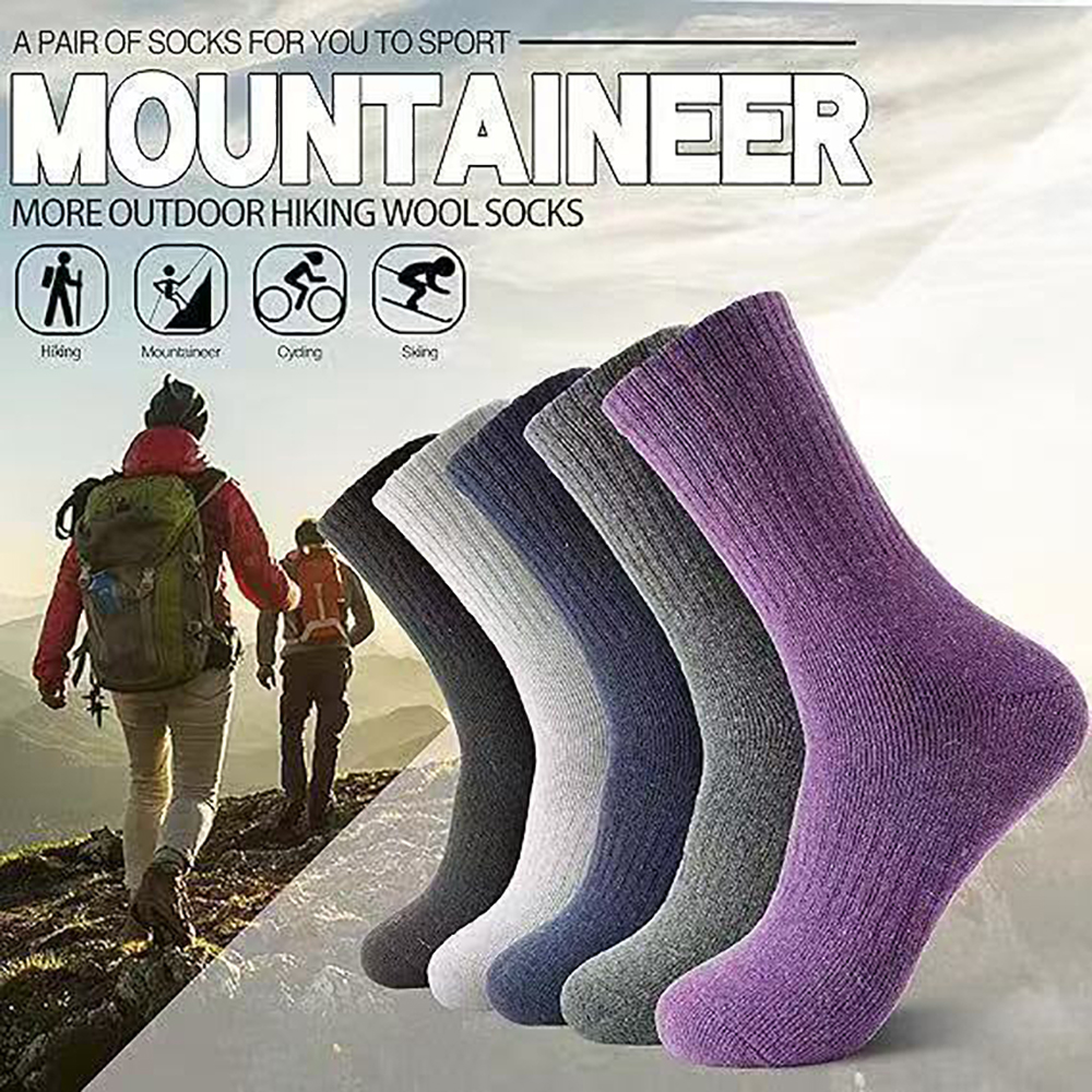 Merino Wool Socks Men's Wool H - Wool Hiking Sock บทวิจารณ์และราคา