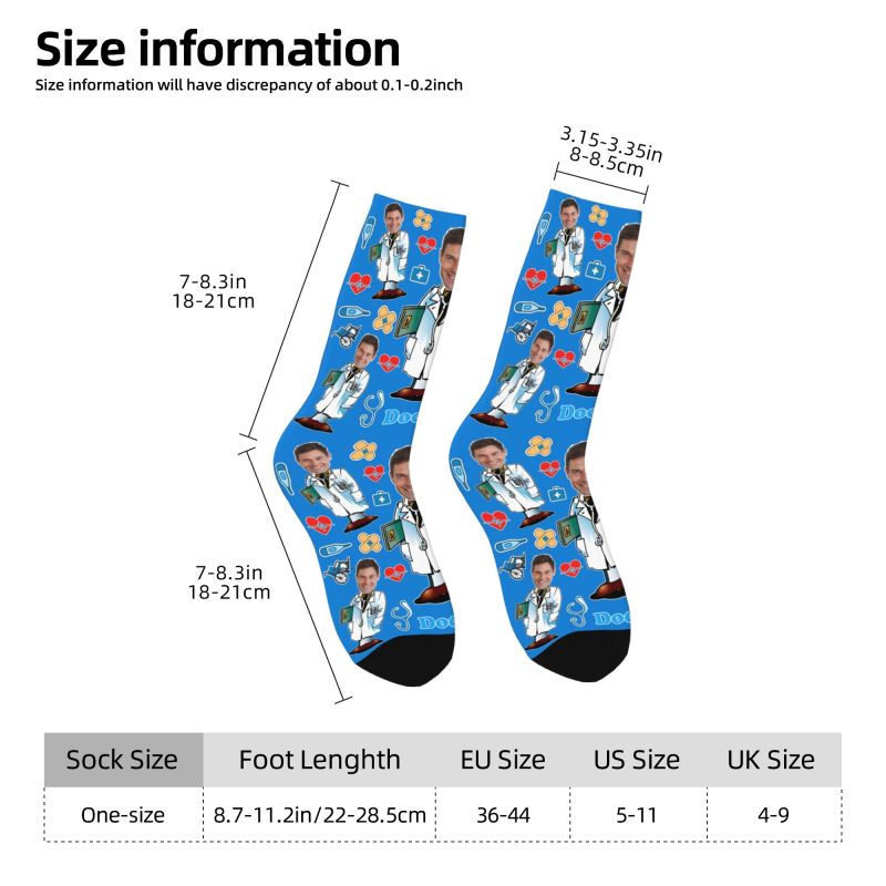 Doctor Custom Men Women Crew S - Dress Sock Men บทวิจารณ์และราคา