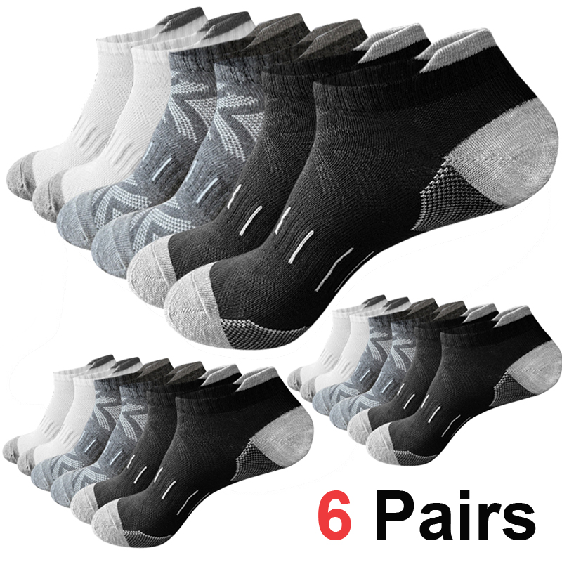 6Pairs Low Cut Cushioned Athle - Athletic Sock Cushion บทวิจารณ์และราคา