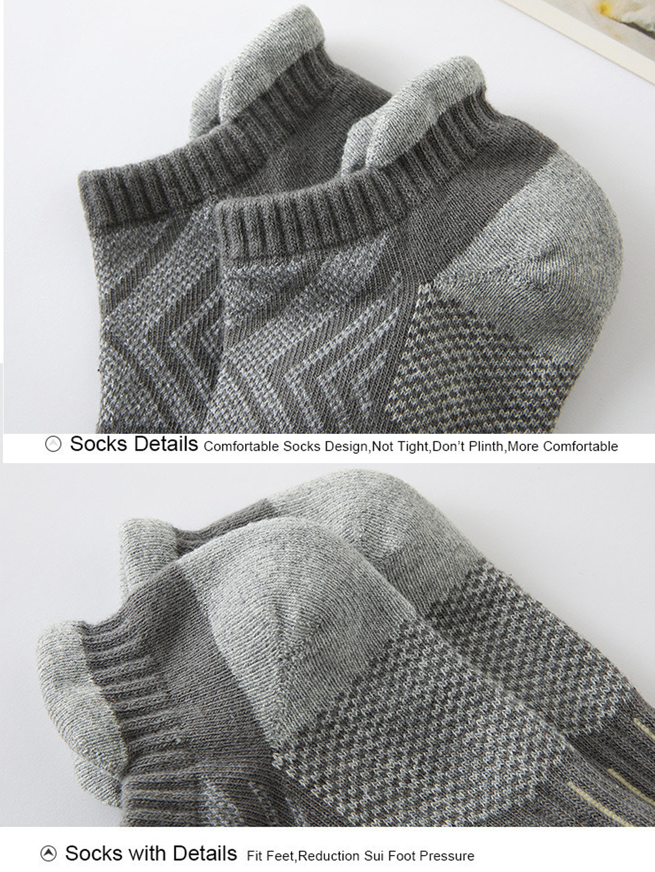 6Pairs Low Cut Cushioned Athle - Athletic Sock Cushion บทวิจารณ์และราคา